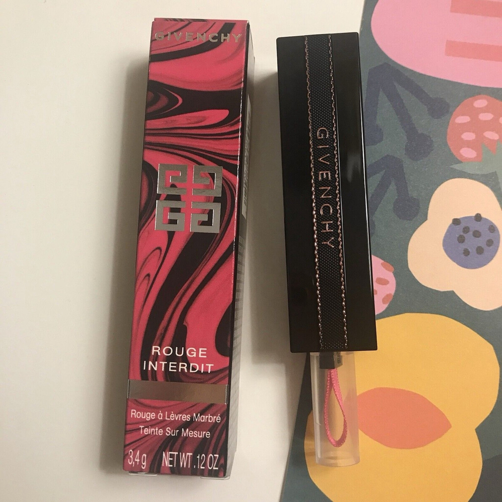Givenchy Rouge Interdict Lipstick #27 Bold Red New